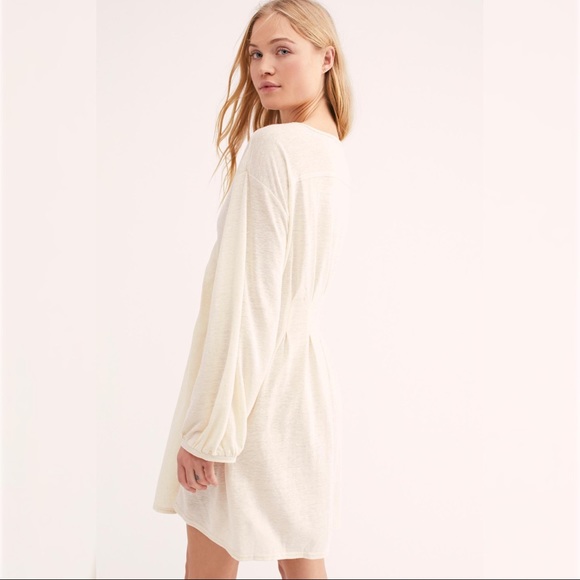 FREE PEOPLE Ivory Longsleeve Dress – NWT | S - Picture 2 of 8